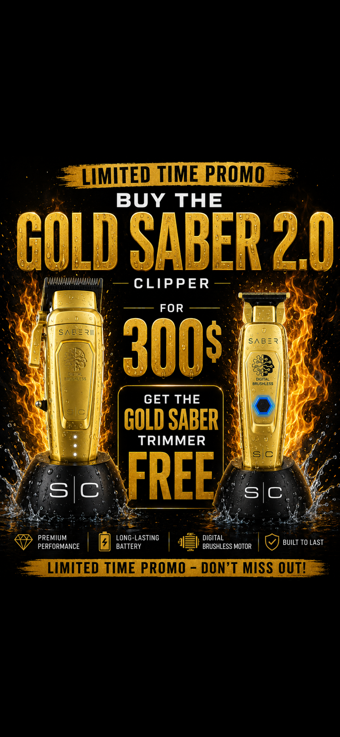 Stylecraft saber 2.0 clipper + saber trimmer promo