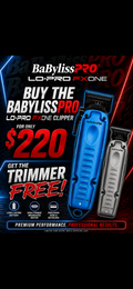Babyliss lopro FXone clipper+ trimmer promo