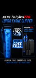 Babyliss fxone lopro blue clipper+ Babyliss limited blue shaver trimmer bundle promo