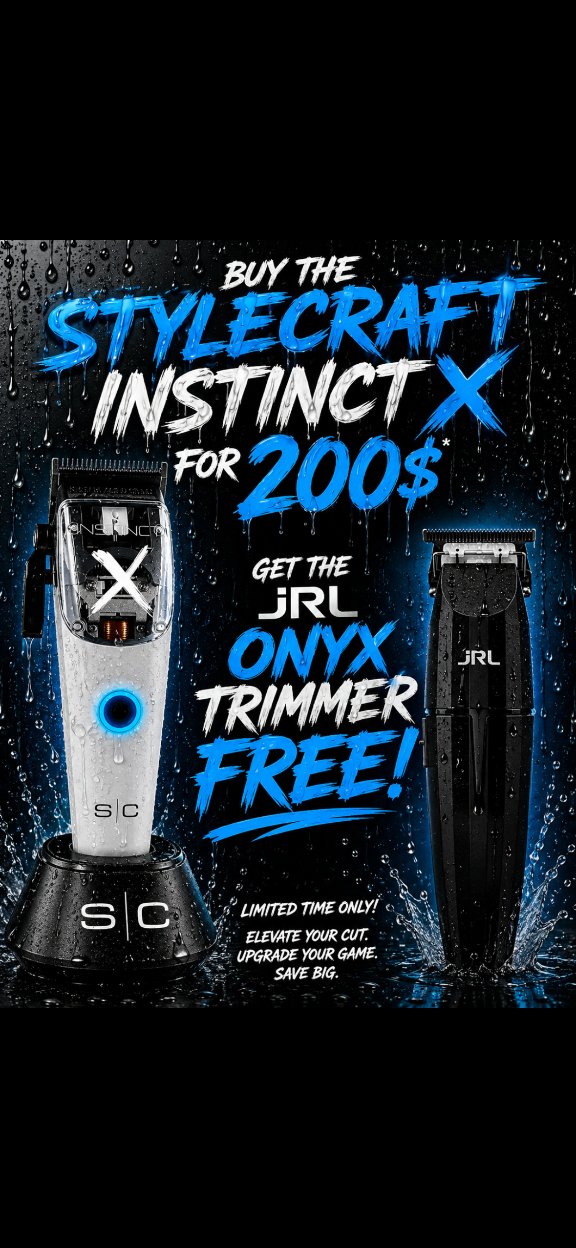 Stylecraft instinct X clipper + JRL onyx promo