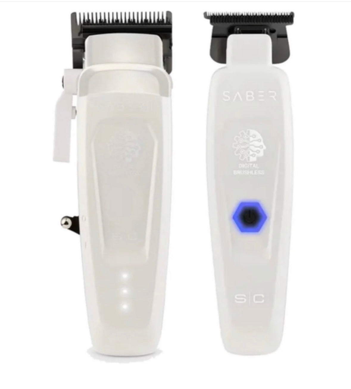 White saber 2.0 clipper and trimmer combo