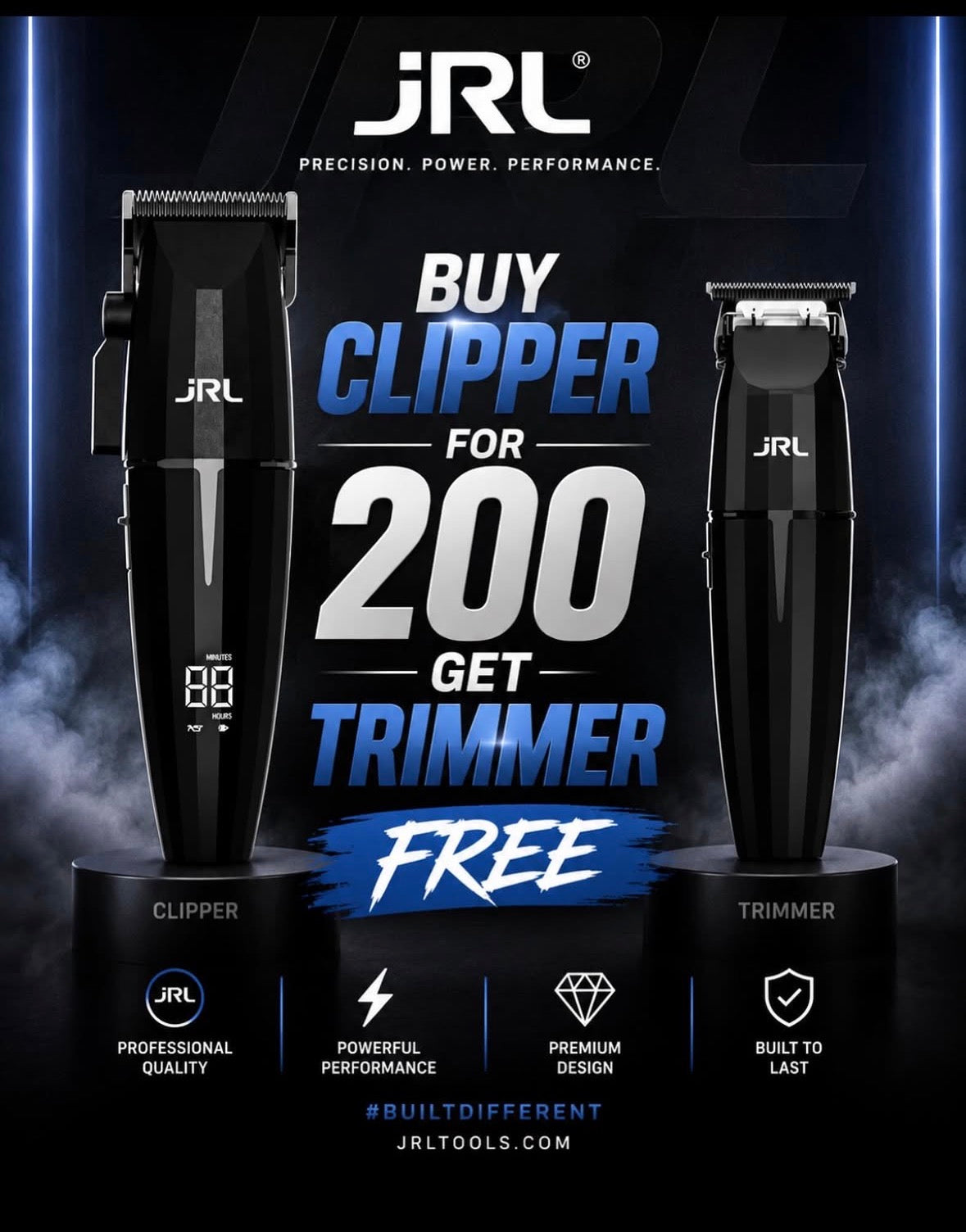 JRL ONYX Clipper + trimmer PROMO