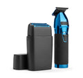BABYLISS PRO LIMITEDFX BLACK & BLUE TRIMMER & DOUBLE-FOIL SHAVER
